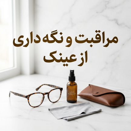 مراقبت و نگه داری از عینک