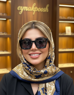عینک آفتابی زنانه چهار گوش موسکات