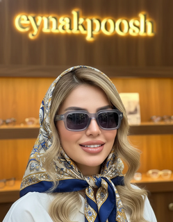عینک آفتابی زنانه مستطیل موسکات رنگ یخی